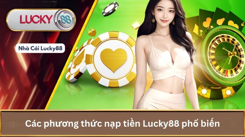 Các phương thức nạp tiền Lucky88 phổ biến