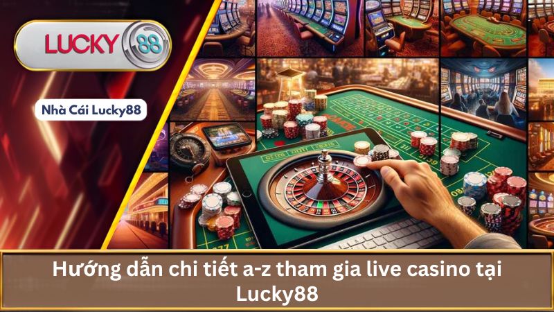 Live Casino Lucky88: Trải Nghiệm Chân Thực, Ưu Đãi Khủng 4 Hướng dẫn chi tiết a-z tham gia live casino tại Lucky88