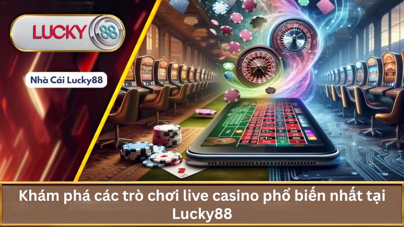 Live Casino Lucky88: Trải Nghiệm Chân Thực, Ưu Đãi Khủng 3 Khám phá các trò chơi live casino phổ biến nhất tại Lucky88