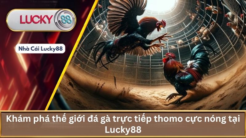 Khám phá thế giới đá gà trực tiếp thomo cực nóng tại Lucky88