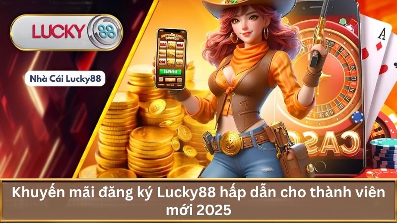 Khuyến mãi đăng ký Lucky88 hấp dẫn cho thành viên mới 2025